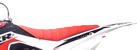 Seat cover ''striped' Red HONDA LXR, Bucci, CRF70, KLX110, X4, X5, X6-dirt-bike-store
