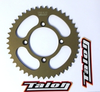 CNC TALON aluminium sprocket 45 th, chain 420, bore 76mm-dirt-bike-store