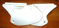 Side covers white for pit bike Apollo AGB29, AM-D5, PRO2, RX145-dirt-bike-store