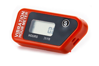 Counter hour red - works by vibration, without wire --dirt-bike-store