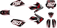 Stickers PITSTERPRO 2011 for plastic form CRF70-dirt-bike-store