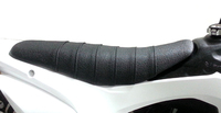 Seat cover 'striped' CRF110 black form LXR, CRF70, KLX110, X4, X5, X6-dirt-bike-store