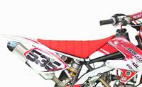 Seat cover 'striped' red for Bucci-dirt-bike-store