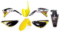Plastic set PITSTERPRO LXR shorty with yellow stickers-dirt-bike-store