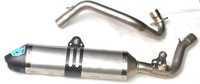 Exhaust line LEO VINCE for Bucci F6-dirt-bike-store