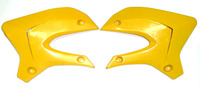 Pair yellow gills AGB29, PRO2, AM-D5, D8-AM, RX145-dirt-bike-store