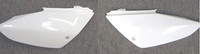 Pair white side covers CRF70-dirt-bike-store