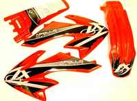 Set of red plastic type CRF50 Extension 5cm-dirt-bike-store