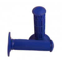 Blue rubber MX handles-dirt-bike-store-Frame parts