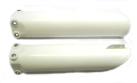 Forks white plastic covers Marzocchi style-dirt-bike-store