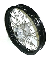 Rear Wheel Black Steel 18''AGB30, AM-D8, XB30-dirt-bike-store