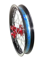 Front wheel 12'' BUCCI MOTO red CNC hub-dirt-bike-store-PIECES BUCCI MOTO MX ET SUPERMOTARD-F6 spare parts-BUCCI wheels