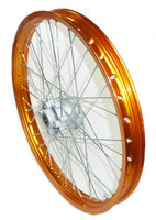 Front wheel 21\'\'gold alloy AGB30, AM-D8, XB30, RX250-dirt-bike-store