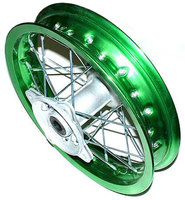 Aluminium rear wheel 12\'\' Green AGB29, SOHOO> 04/2006 -axle 12mm--dirt-bike-store
