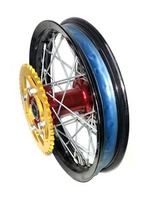 Rear wheel 12'' BUCCI MOTO F15 without tire, with disk and sprocket-dirt-bike-store-PIECES BUCCI MOTO MX ET SUPERMOTARD