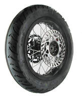 Motard rear wheel 12'' with Kenda tire, axis 15-dirt-bike-store