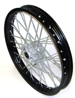 Aluminum front wheel black 17\'\'AGB30, AM-D8, XB-dirt-bike-store