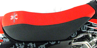 Red seat  cover PITSTERPRO LXR-dirt-bike-store