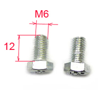 2 screw camshaft sprocket M6-12, steel 8.8 for 150 YX, TOKAWA, and ZongShen-dirt-bike-store