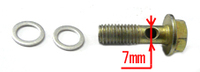 Screw hole 4mm, connecting 8mm with 2 gaskets-dirt-bike-store