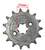 Sprocket for pit bike 15 tooth, 420 chain, shaft 17mm-dirt-bike-store-Frame parts-trans. Secondary