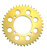 Rear sprocket billet original from PBR Italy for chain 420, 43 teeth, 76mm bore-dirt-bike-store-Frame parts