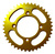 TALON CNC golden aluminum sprocket 41 th, 420 chain, bore 76mm-dirt-bike-store