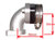 Intake short pipe moovable for VM24, VM26, PHBH26, PE26/28-dirt-bike-store