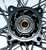 Rear wheel 12'' aluminum, axle 15, rim 1.85'', MX hub-dirt-bike-store